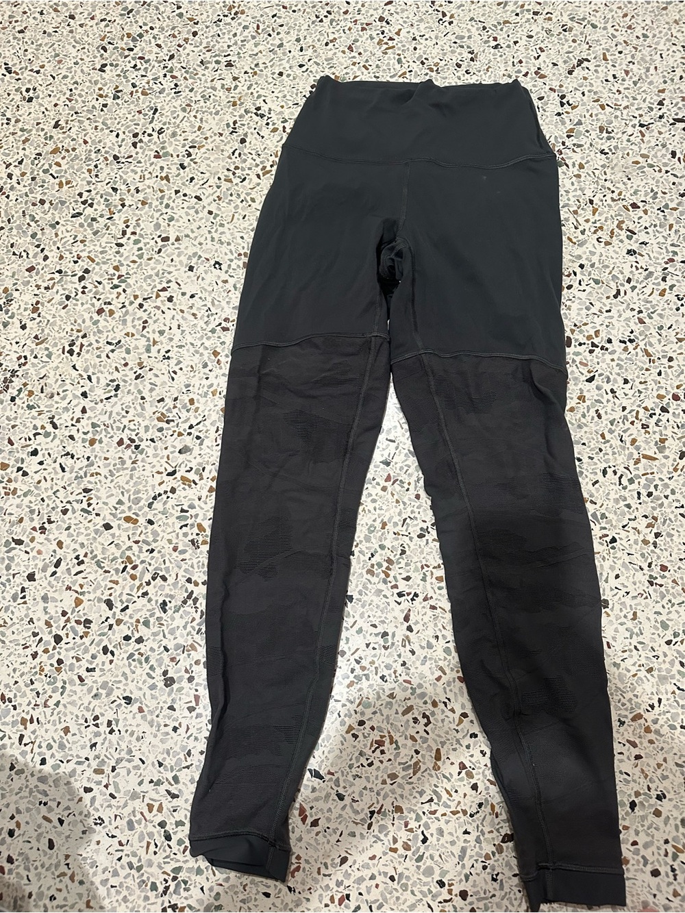 lululemon Gray High-Waist Leggings
